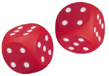 Two dice.