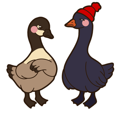 Goose mascot for category Bystander