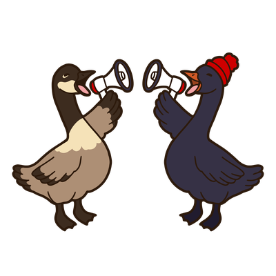 Goose mascot for category Solidarity